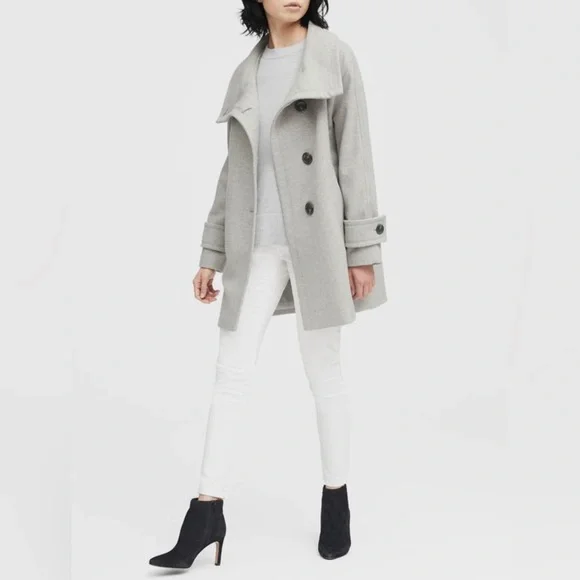 Mario Bellucci Exclusively for Banana Republic Melton Funnel Cocoon - Picture 1 of 15